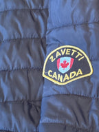 Zavetti Canada Black Hooded Puffer Jacket XL
