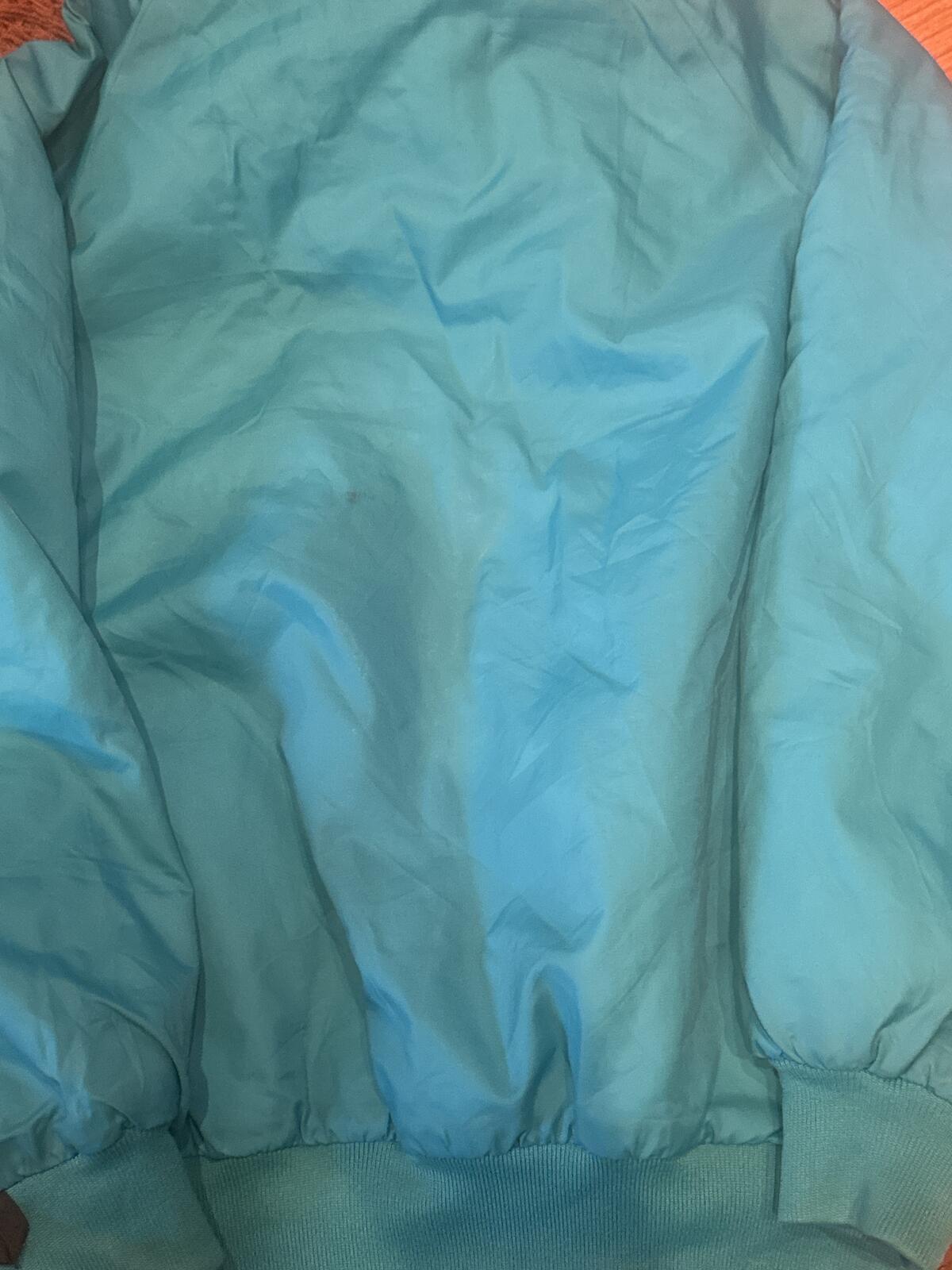 Reversible Columbia Youth Large Blue Nylon Insulated Jacket