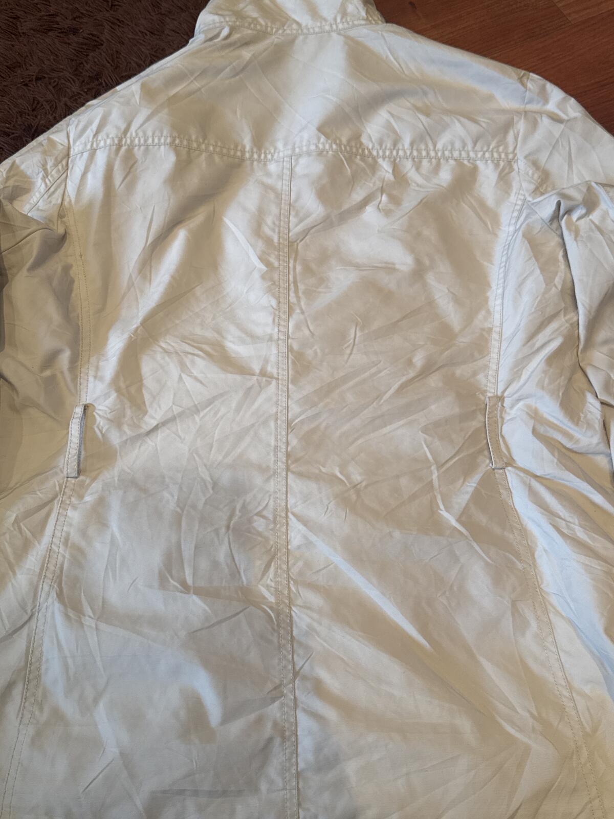 Tommy Hilfiger Lightweight Full Zip Jacket Cream Size XL