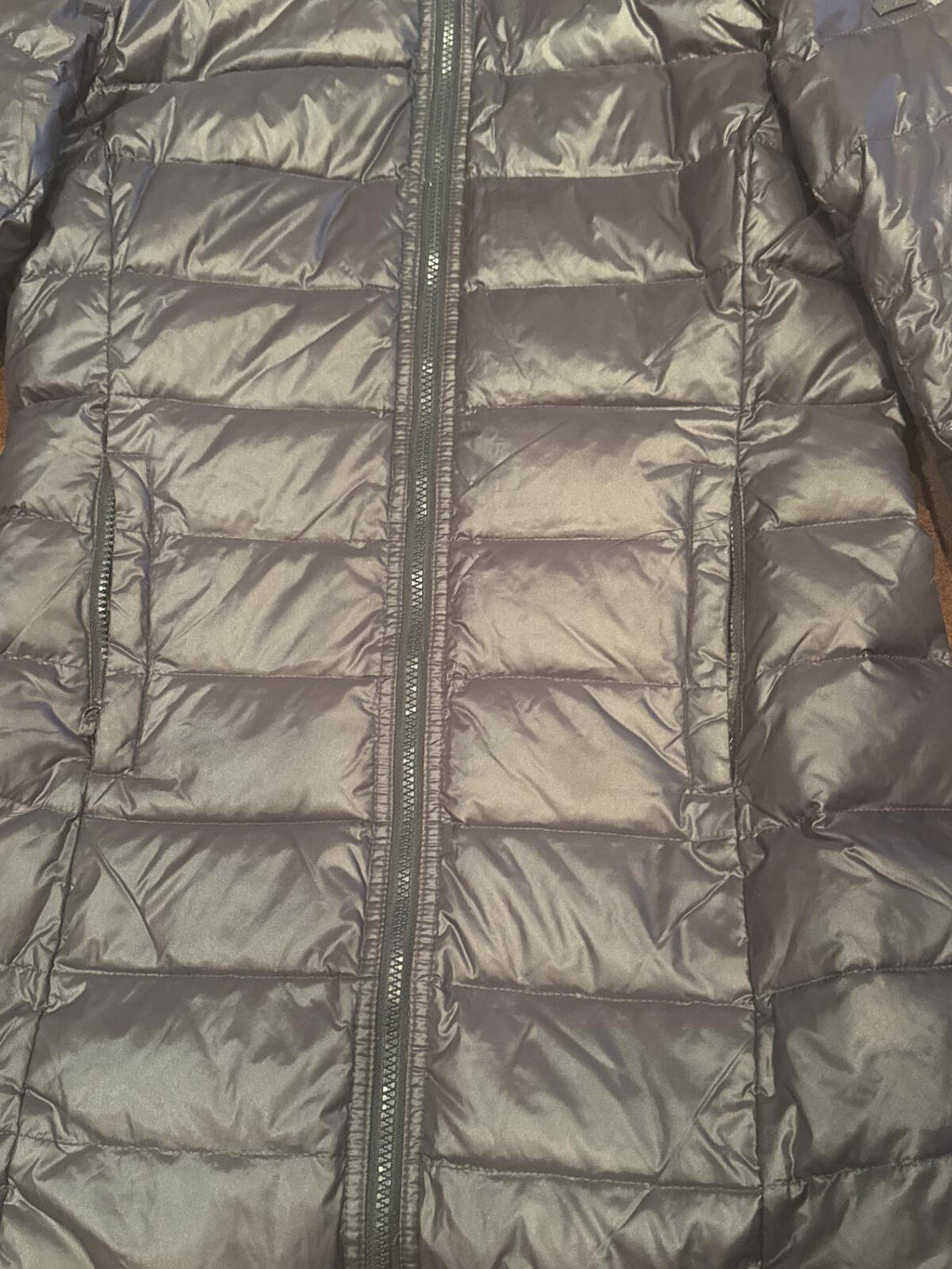 Ellesse Black Quilted Hooded Puffer Jacket Size L