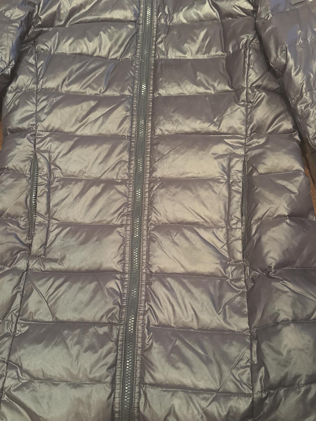 Ellesse Black Quilted Hooded Puffer Jacket Size L