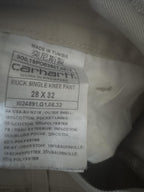 Carhartt WIP Ruck Single Knee Pant Cream 28 x 32 Workwear T6