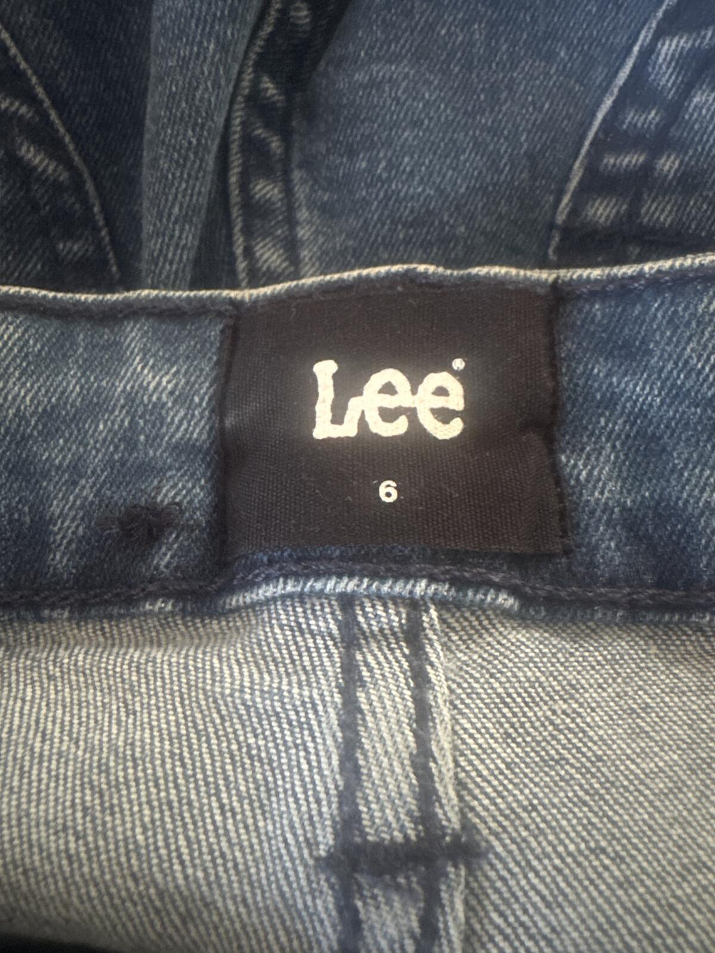 Lee Mid Licks Super Skinny Jeans Size 6 Light Blue Denim