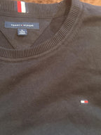 Tommy Hilfiger Black Crew Neck Sweatshirt Size XL