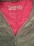 Michael Kors Packable Down Hooded Puffer Jacket Size M