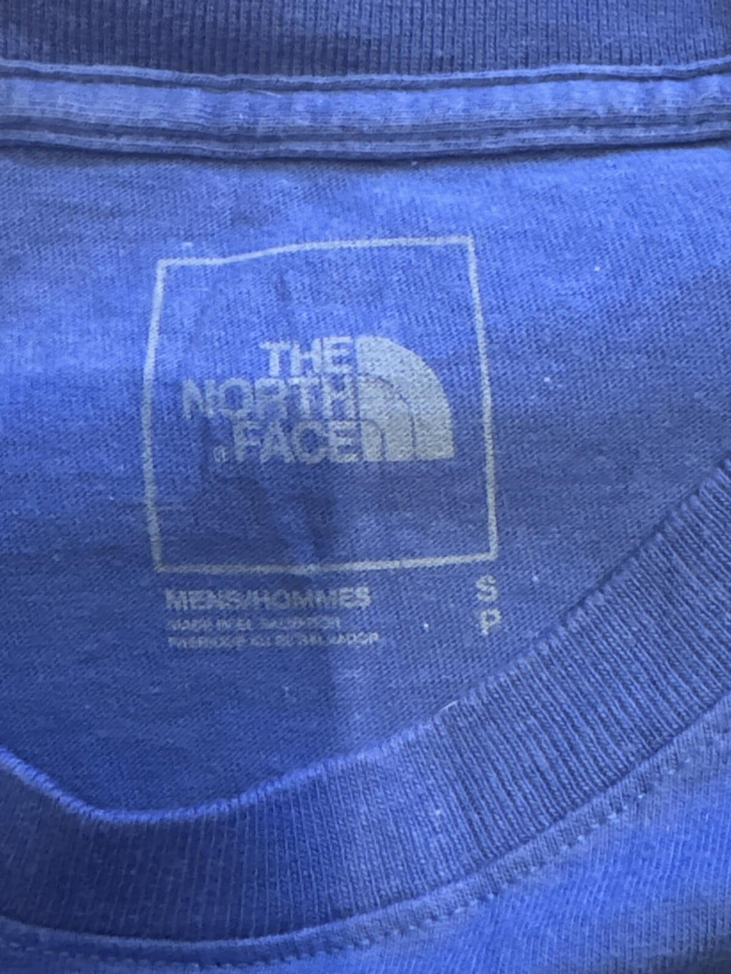 The North Face Blue Long Sleeve Graphic T-Shirt Size S