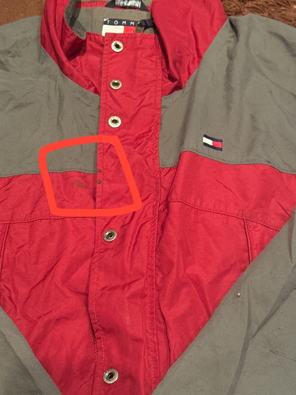 Tommy Hilfiger Colourblock Windbreaker Jacket XXL