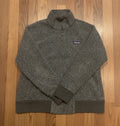 Patagonia Gray Fleece Zip-Up Jacket Size Large