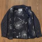Joules navy quilted jacket UK size 8 with gold-tone buttons - product photograph 11 of 11