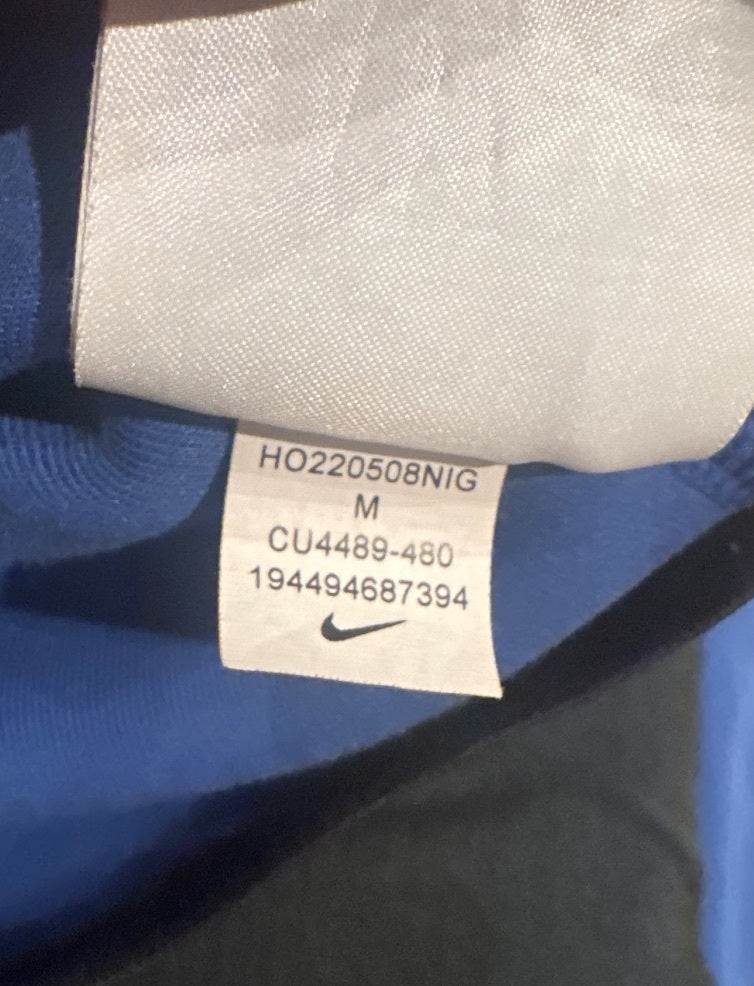 Nike Blue Full-Zip Hooded Sweatshirt Jacket – product photograph 6 of 6