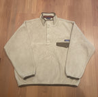Patagonia Synchilla Men's Large Beige Fleece Pullover