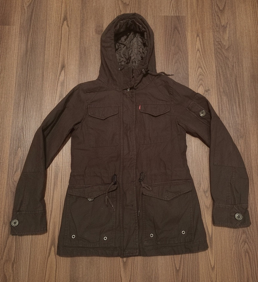 Levi's Brown Hooded Jacket XS