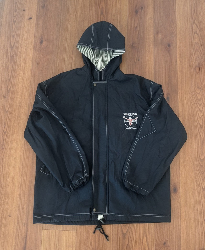 Chiemsee Windsurfing Black Hooded Windbreaker Jacket - L, product image 1 of 8