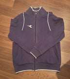 Diadora Purple Zip-Up Sports Jacket Size L