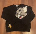 Tom and Jerry Black Sweater with Character Graphics XL — product photograph 1 of 6