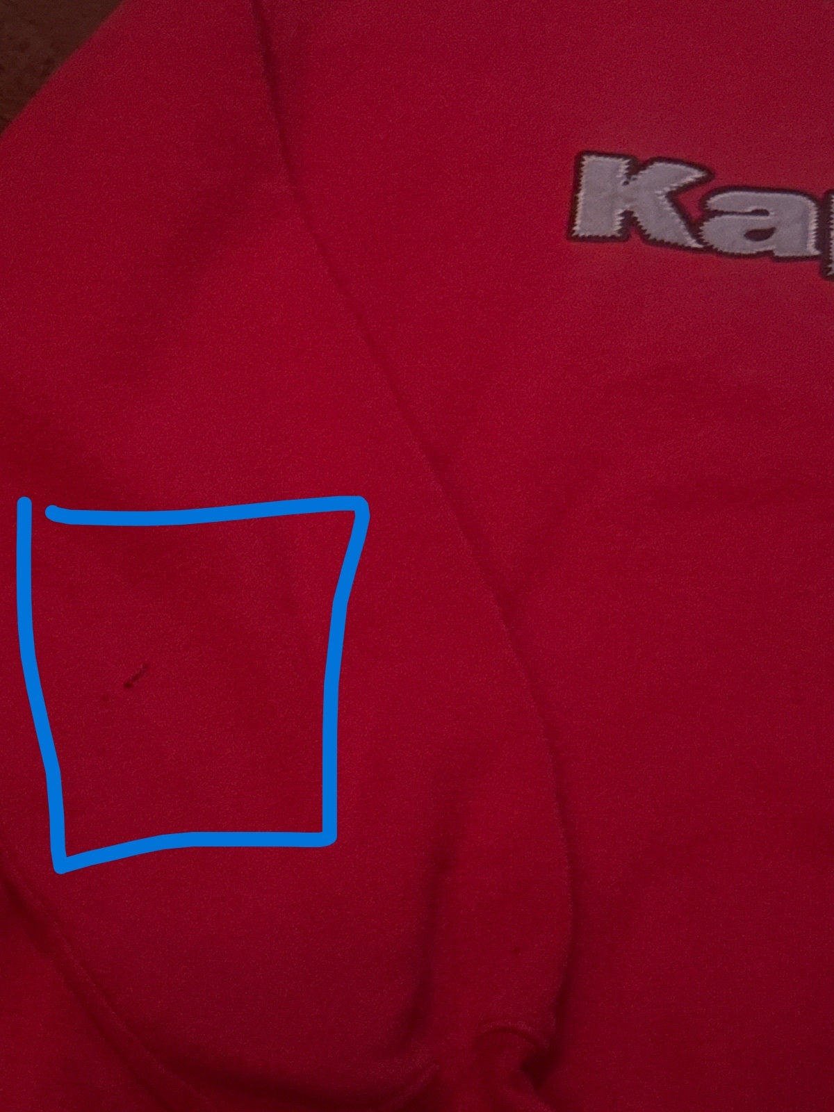 Kappa Red Crew Neck Sweatshirt with Logo - detail image 4