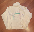 Rare Vintage Fila White Windbreaker Jacket with Retro Logo - detail image 4