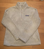 Patagonia Women's Fleece Pullover Jacket Size M Cream