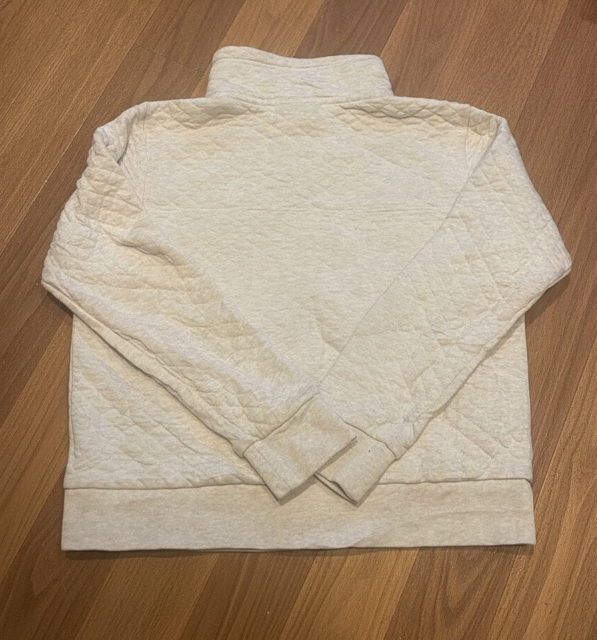 Patagonia Organic Cotton Quilted Pullover Jumper Size S