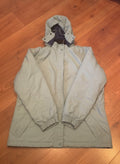 L.L.Bean light green hooded winter jacket with front zip, hood and elastic cuffs – garment photo 1 of 10