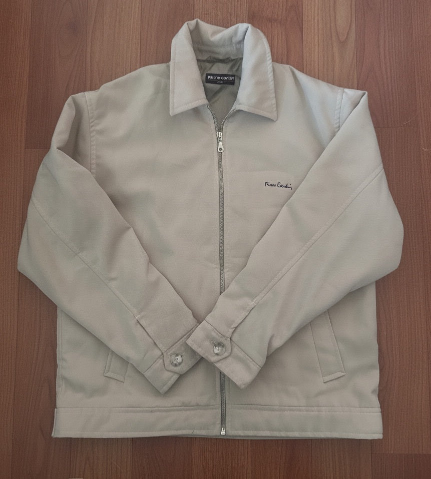 Pierre Cardin golf Beige Zip-Up Jacket — product photograph 1 of 8