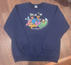 Vintage US made Walt Disney World 2009 Navy Blue Sweatshirt
