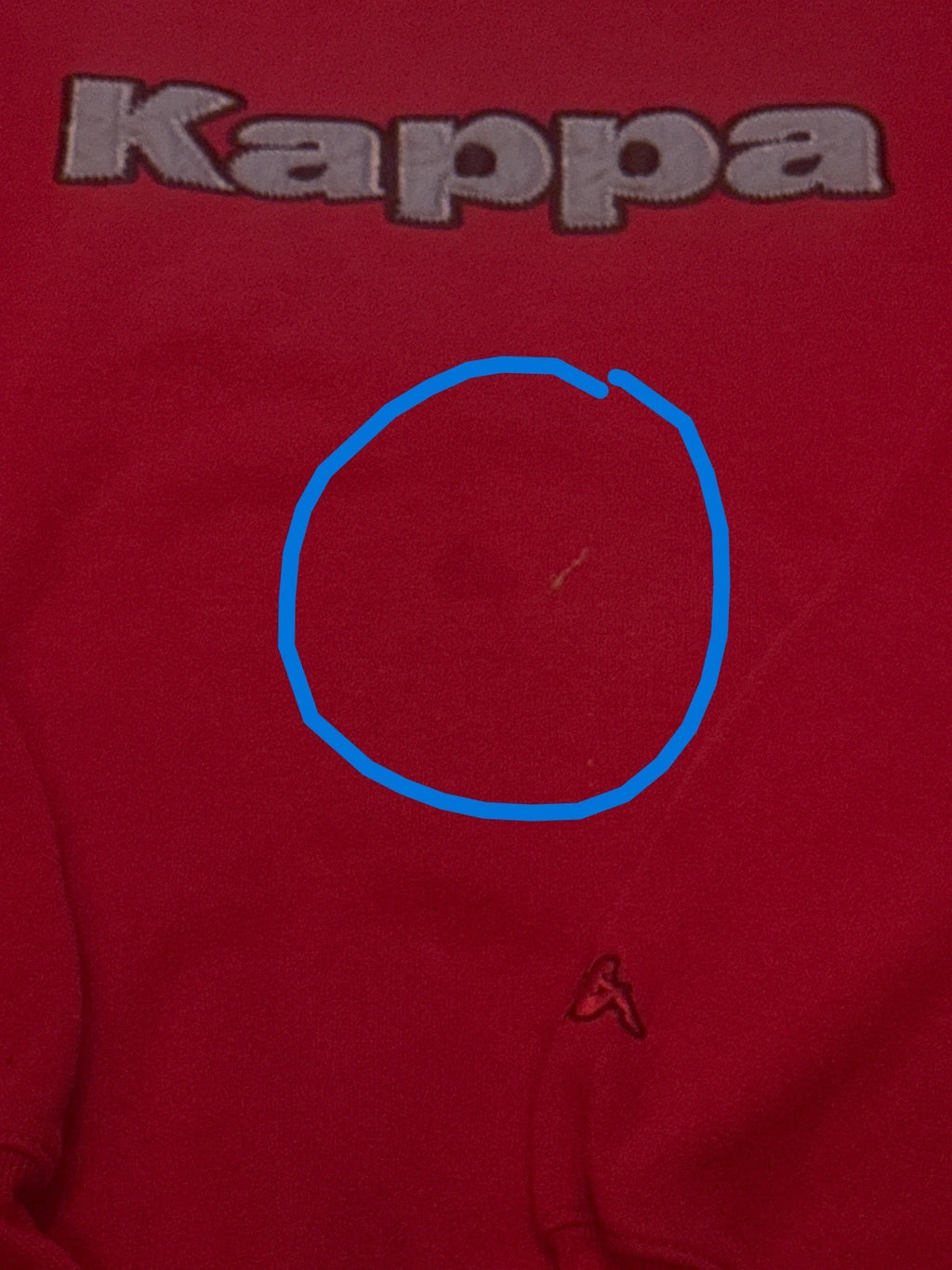 Kappa Red Crew Neck Sweatshirt with Logo - detail image 3