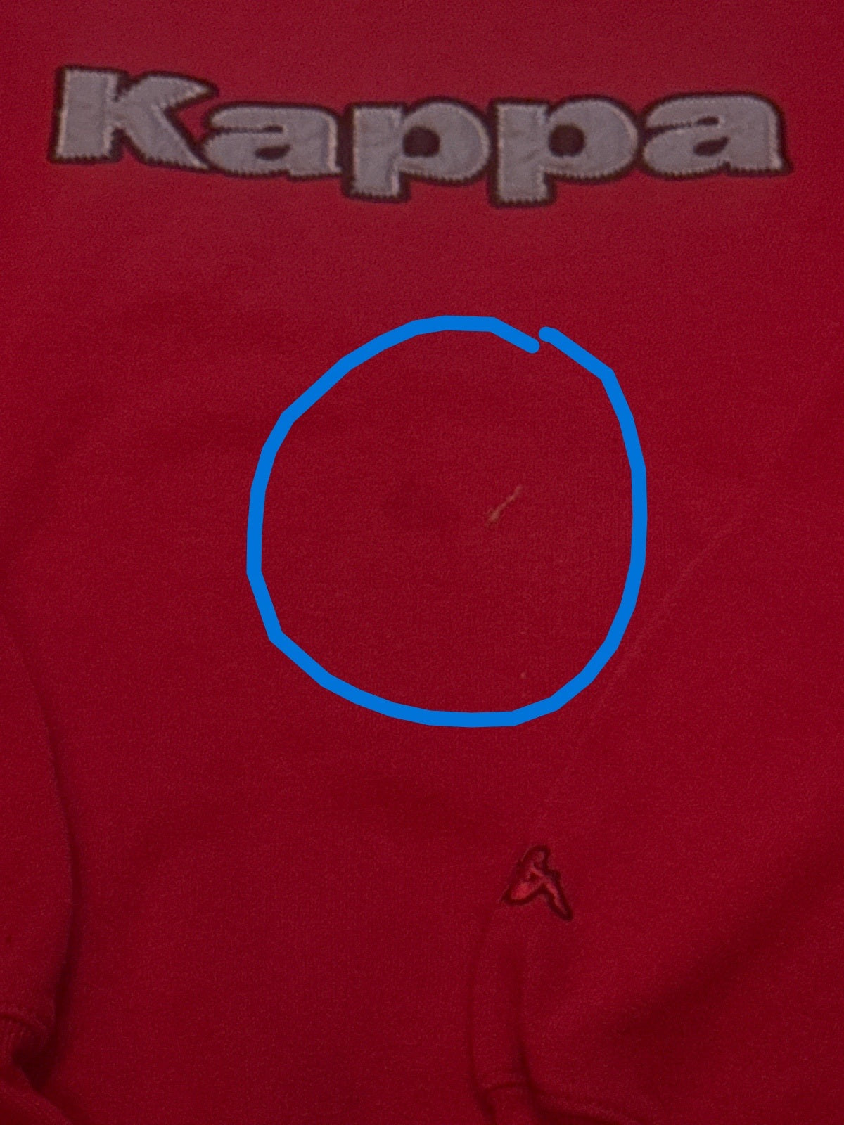Kappa Red Crew Neck Sweatshirt with Logo - detail image 3