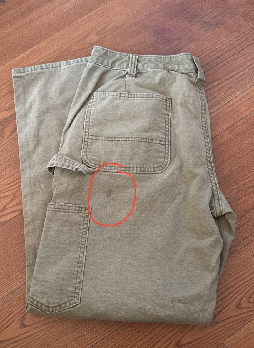 Carhartt Original Fit Khaki Work Trousers - detail image 4