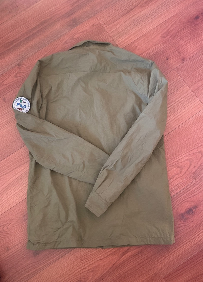 FILA Olive Green Lightweight Zip-Up Jacket - M, product image 7 of 9