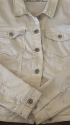 ONLY White Denim Jacket Size 40 - detail image 4