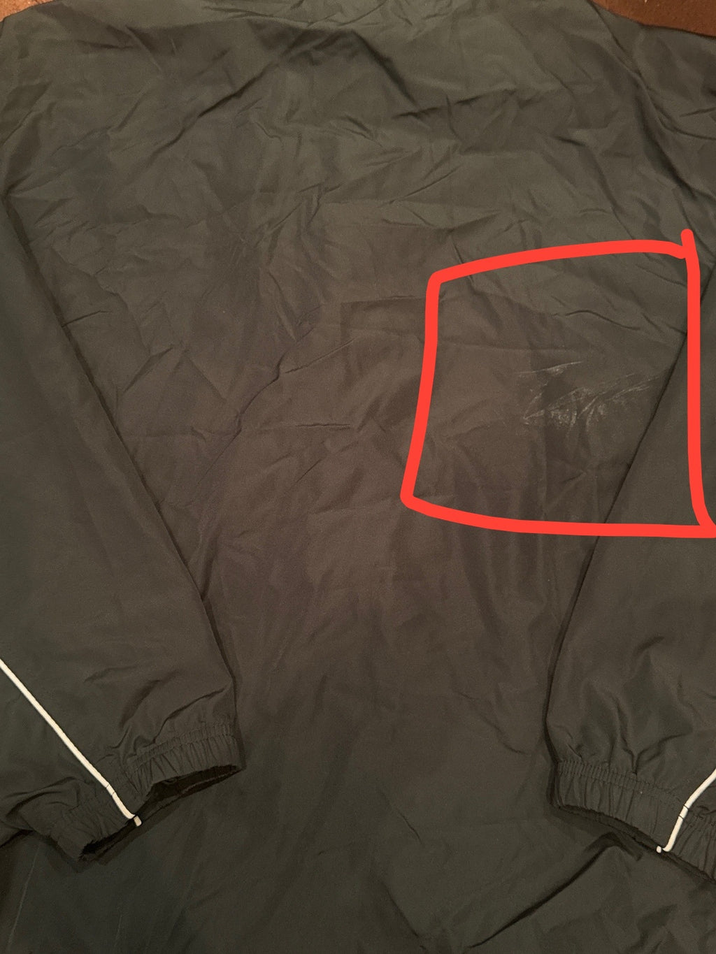 Vintage silver label Reebok Black Lightweight Windbreaker