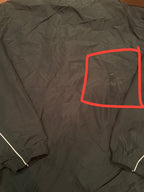 Vintage silver label Reebok Black Lightweight Windbreaker
