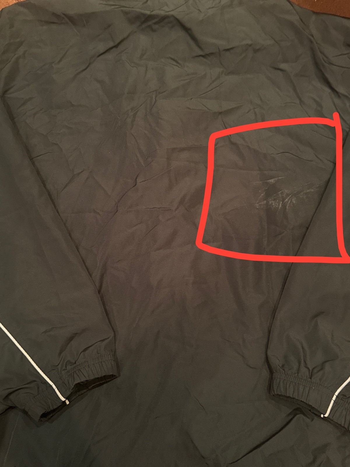 Vintage silver label Reebok Black Lightweight Windbreaker