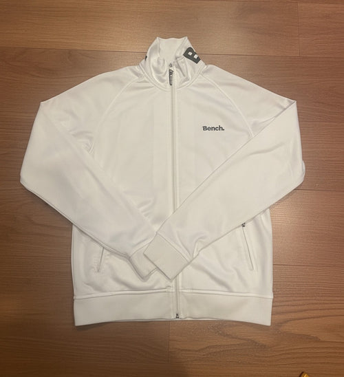 Bench. White Full-Zip Track Jacket XL