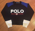 Polo Ralph Lauren black blue and white crewneck sweatshirt XS, product image 1 of 6